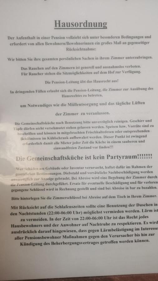 Zimmervermietung Schoenfliesser Stuben Auch Fuer Monteure Eisenhüttenstadt Exterior foto